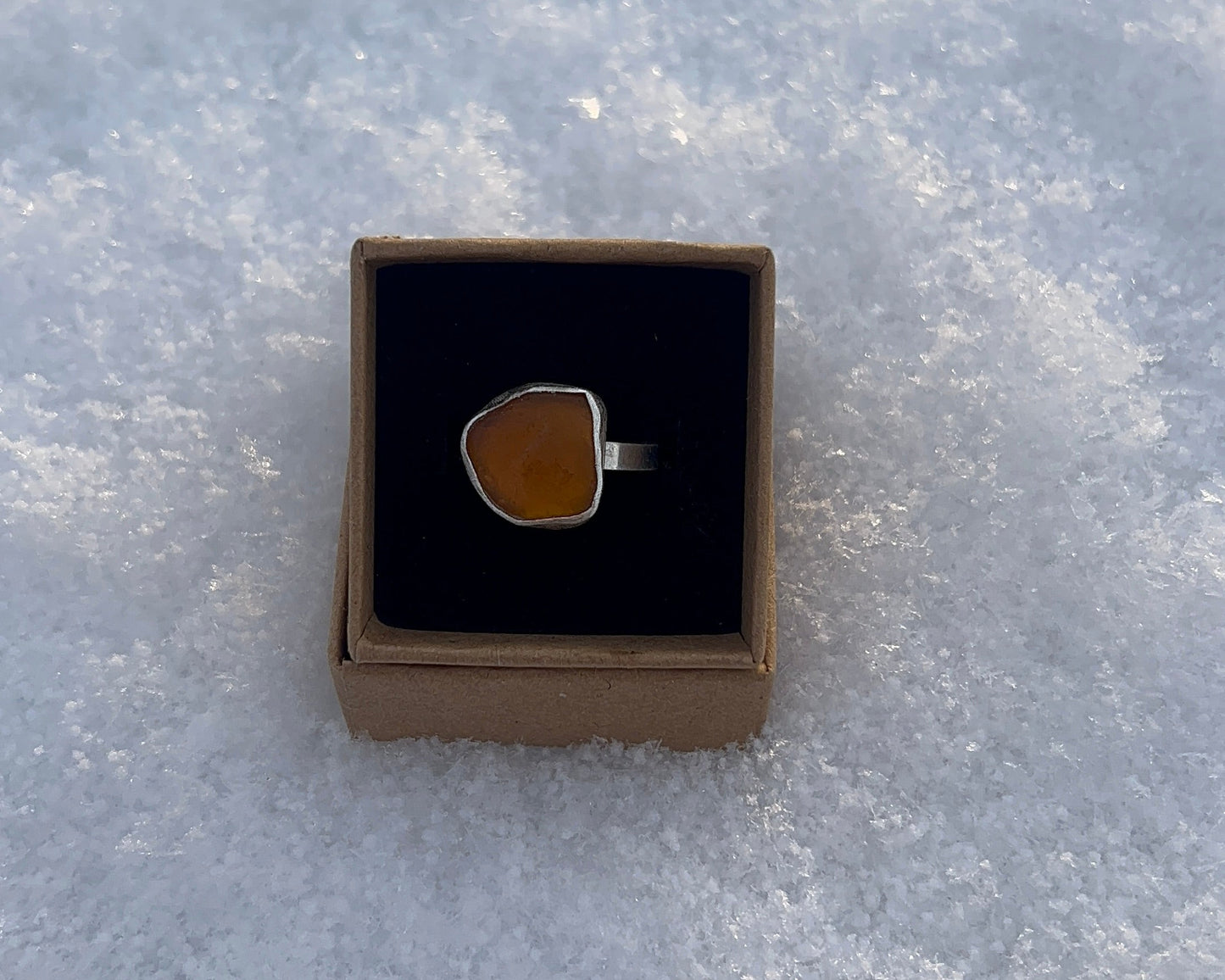 Block Island Sea Glass Ring