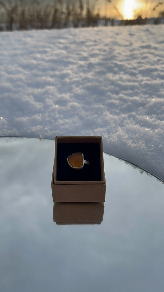 Block Island Sea Glass Ring