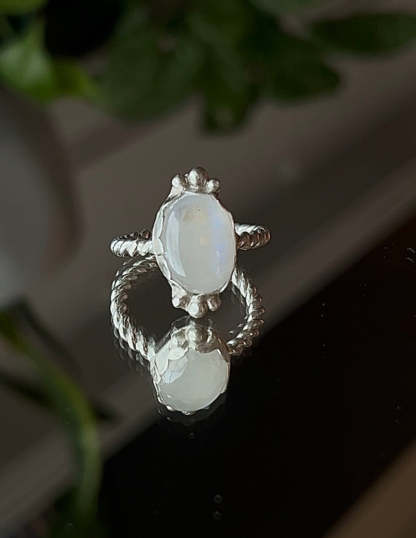 Mother of Pearl Dainty Ring