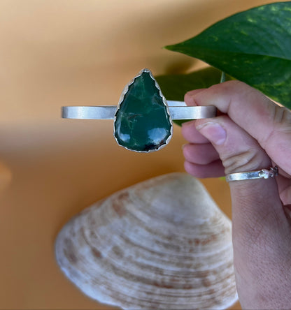 Dark Green Aventurine Cuff