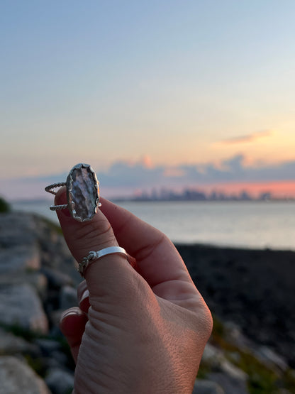Abalone Shell Ring