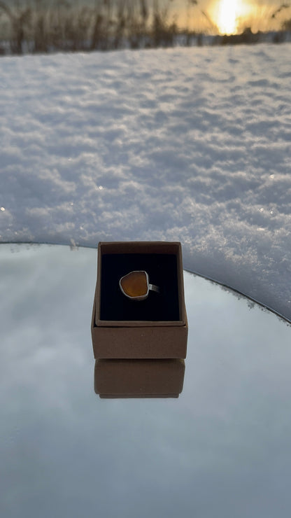 Block Island Sea Glass Ring