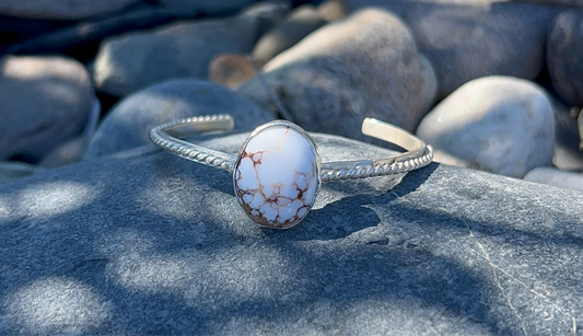 White Buffalo Cuff