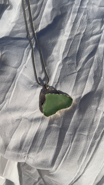 Sea Foam Statement Necklace