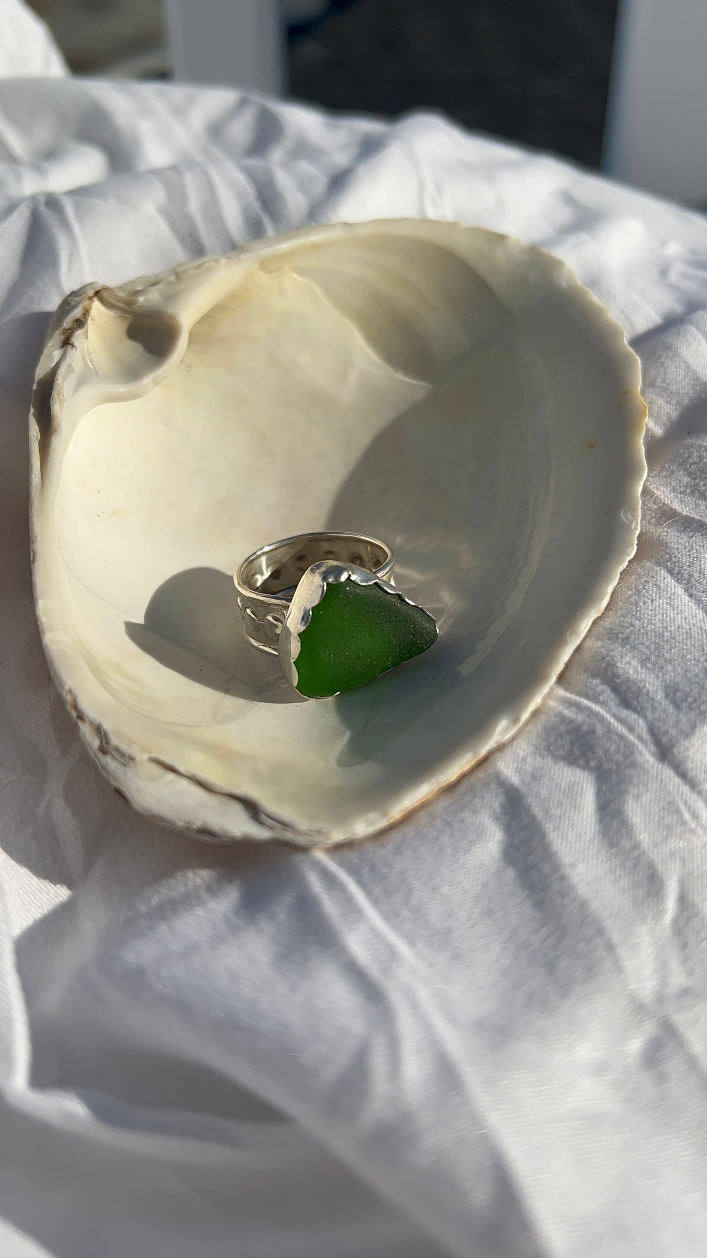 Bold Green Statement Ring