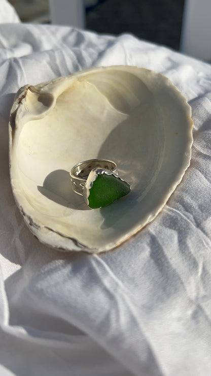 Green Statement Ring