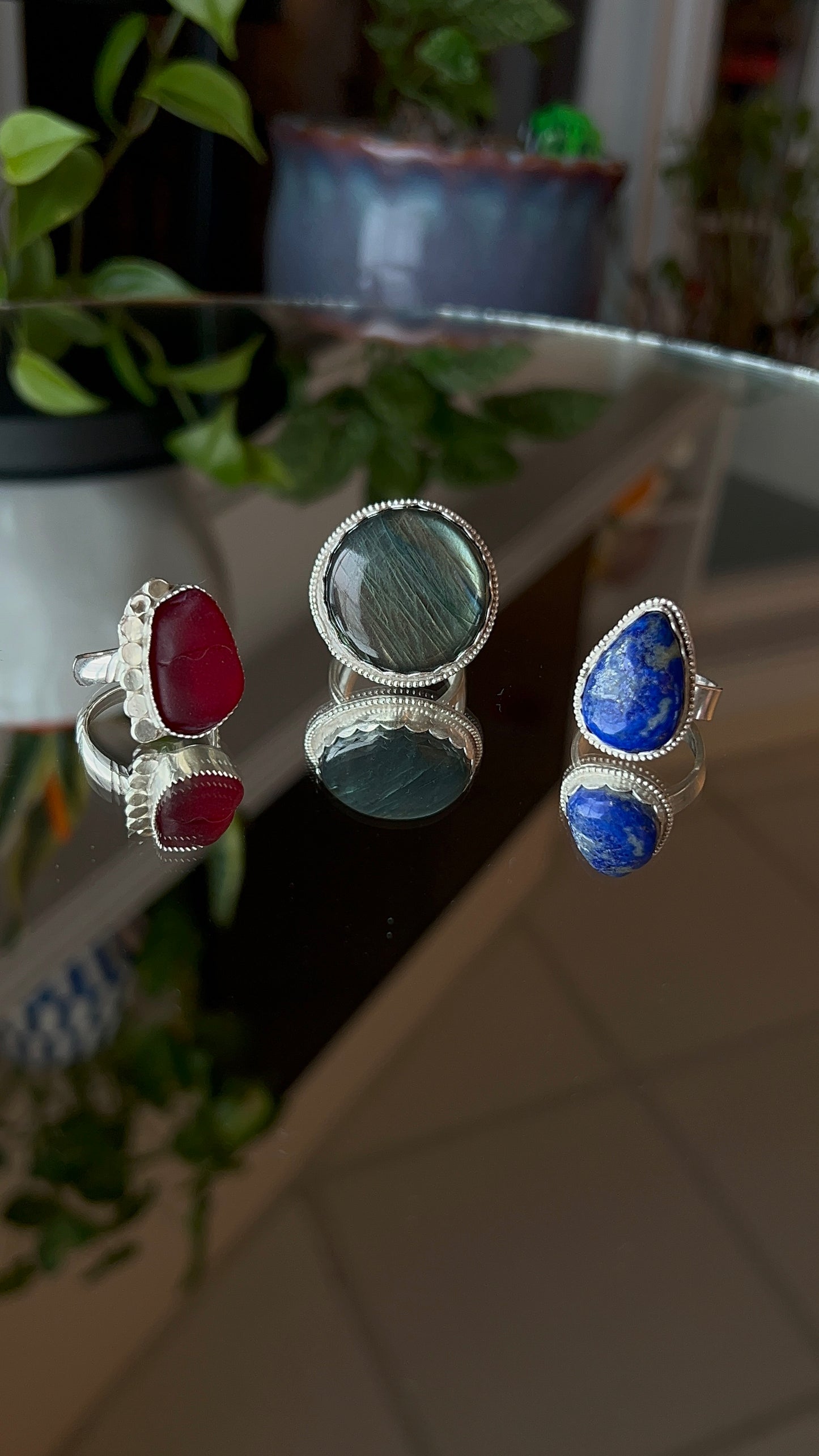 Chunky Labradorite Ring