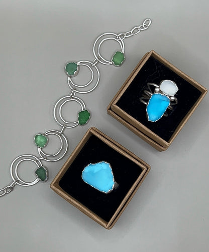 Seafoam Blue Ring