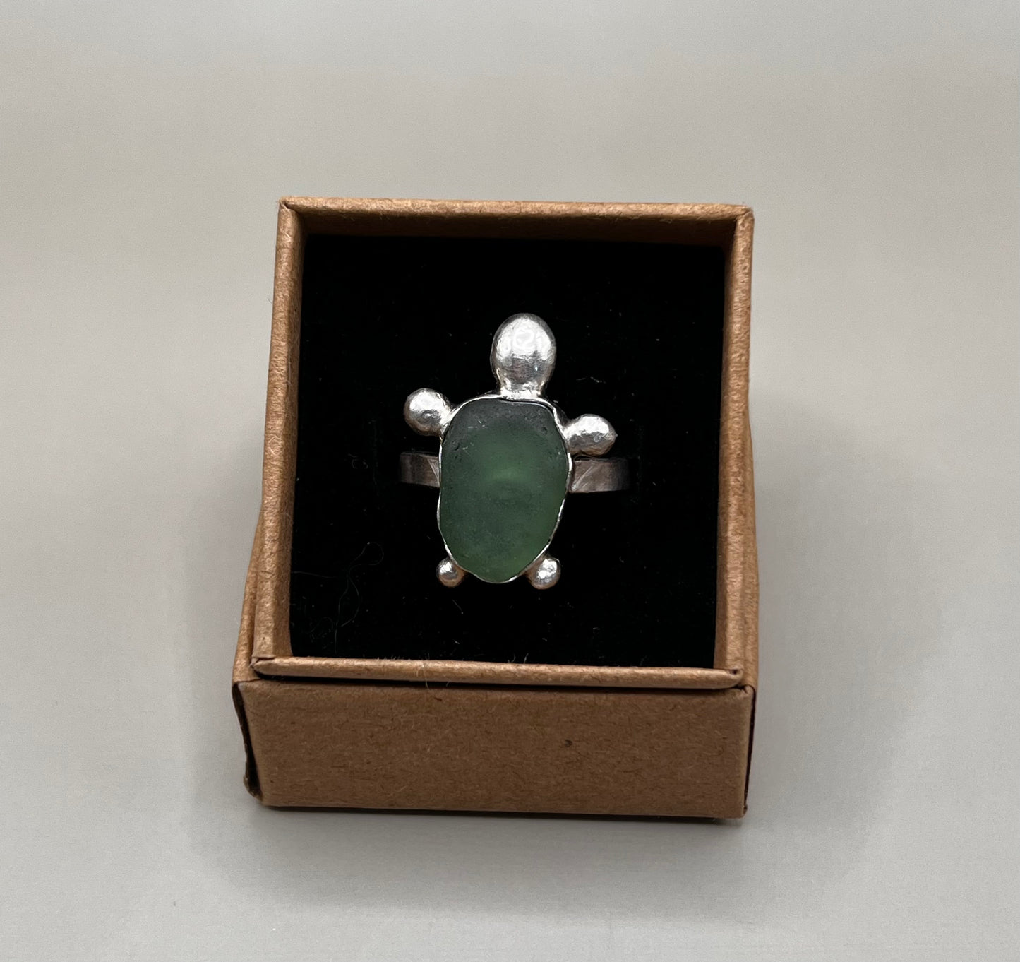 Emerald Turtle Ring