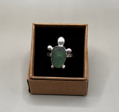Emerald Turtle Ring